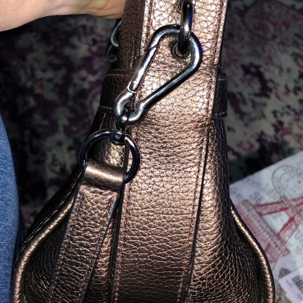 Coach Swagger 27 34816 Dark Bronze MSRP 450.00 Very Good Cond 100% Authentic - Picture 12 of 15